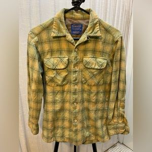 Pendleton Board Shirt USA Virgin Wool Small S